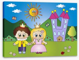 Fairy Castles Stretched Canvas 45167132