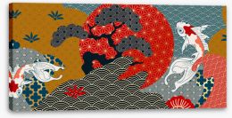 Japanese Art Stretched Canvas 451713601