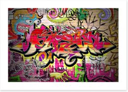 Colourful tags Art Print 45288765
