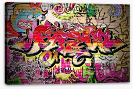 Colourful tags Stretched Canvas 45288765