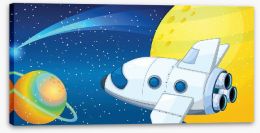 Rockets and Robots Stretched Canvas 45327920