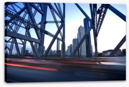 Brisbane city speed Stretched Canvas 45518082