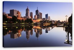 Melbourne Stretched Canvas 45540366