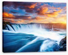 Waterfalls Stretched Canvas 457609100