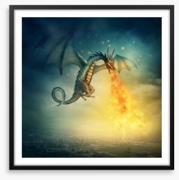 Dragons Framed Art Print 45788449