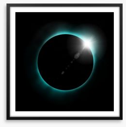 Total eclipse Framed Art Print 45794922