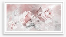 Pink rose trio Framed Art Print 459093598