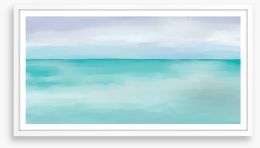 The empty sea Framed Art Print 459347069