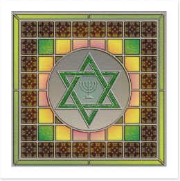 Stained Glass Art Print 45998082