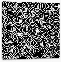 Swirling cluster Stretched Canvas 46314062