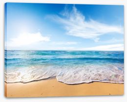 Beach and sea Stretched Canvas 46413282