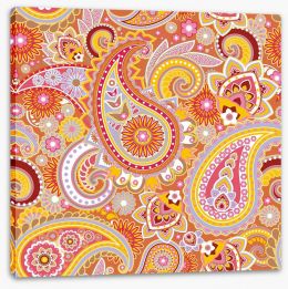 Paisley Stretched Canvas 46457303