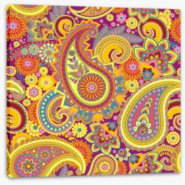 Paisley Stretched Canvas 46483100