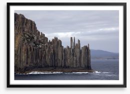 Dramatic Tasmanian coastline Framed Art Print 46640362