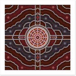 Aboriginal Art Art Print 46829647