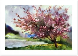 Blossoming storm Art Print 46837890