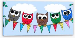 Owls Stretched Canvas 46852887