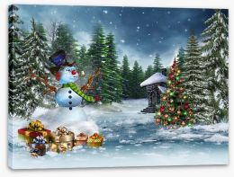 Christmas Stretched Canvas 46874448