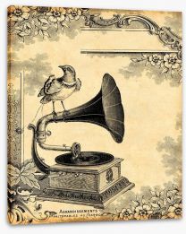 Vintage gramophone Stretched Canvas 46997129