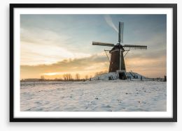 The windmill Framed Art Print 47037512