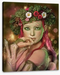 Enchanting elven maid Stretched Canvas 47185137