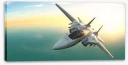Fighter jet Stretched Canvas 47205705