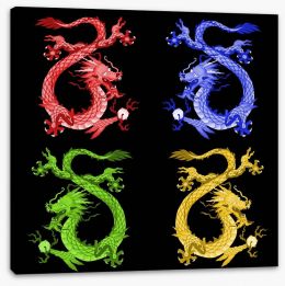 Dragons Stretched Canvas 47230839