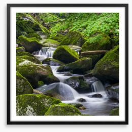 Waterfalls Framed Art Print 472706104