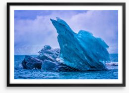 Glaciers Framed Art Print 472708277