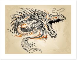 Dragons Art Print 47571405