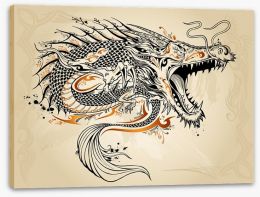 Dragons Stretched Canvas 47571405