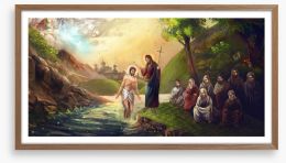 Baptism of Christ Framed Art Print 476693763