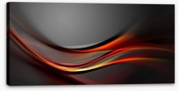 Swirling red Stretched Canvas 47856499
