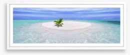 Tropical island panorama Framed Art Print 48215563