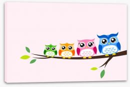 Owls Stretched Canvas 48296455