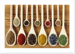 Spoons of spice Art Print 48315944