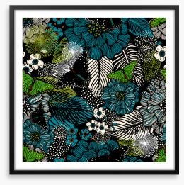 Butterfly botanica Framed Art Print 484595732