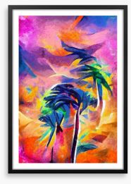 Tropical tempest I Framed Art Print 485788358