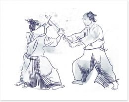 The art of Aikido Art Print 48728890