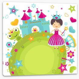 Fairy Castles Stretched Canvas 48753175