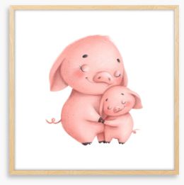 Piggy hugs