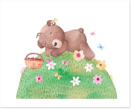 Teddy Bears Art Print 489405750
