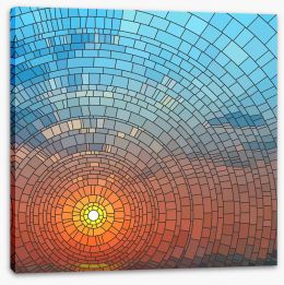 Mosaic Stretched Canvas 48988189