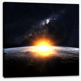 Space Stretched Canvas 49045146