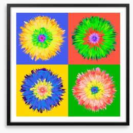 Funky flower Framed Art Print 49233349