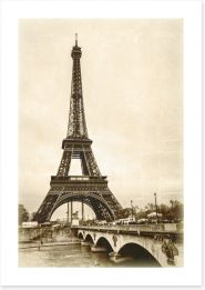 Eiffel tower vintage Art Print 49292561