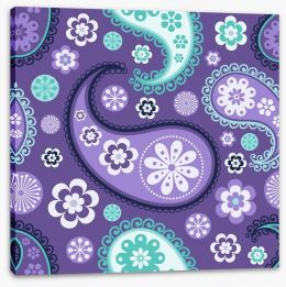 Paisley Stretched Canvas 49332844