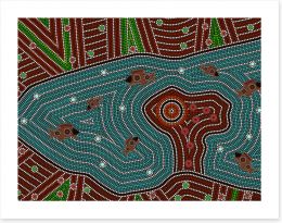 Aboriginal Art Art Print 49336453