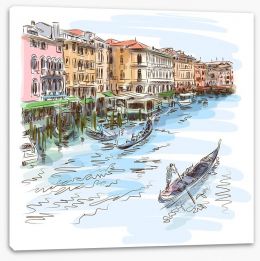 Venice Stretched Canvas 49390635