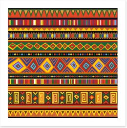 African Art Print 49397013